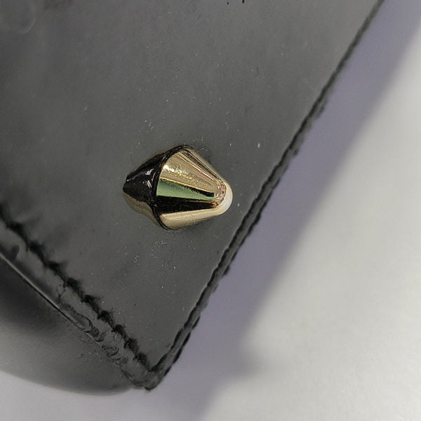 Lady Dior Medium Cannage Patent Leather Black