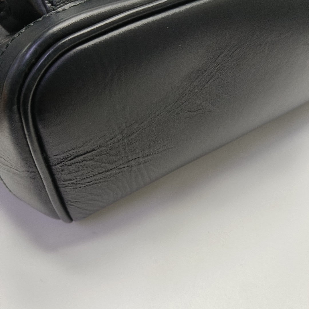 Signature Monogram Calfskin Black