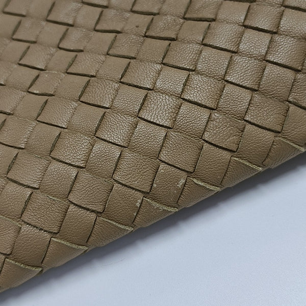 Lambskin Top Handle Bag Beige