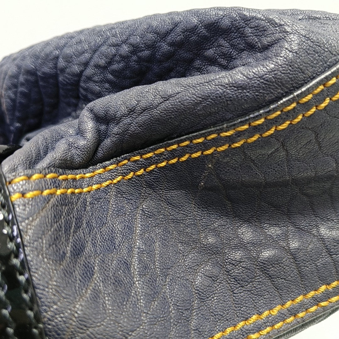 B Bag Calfskin Blue