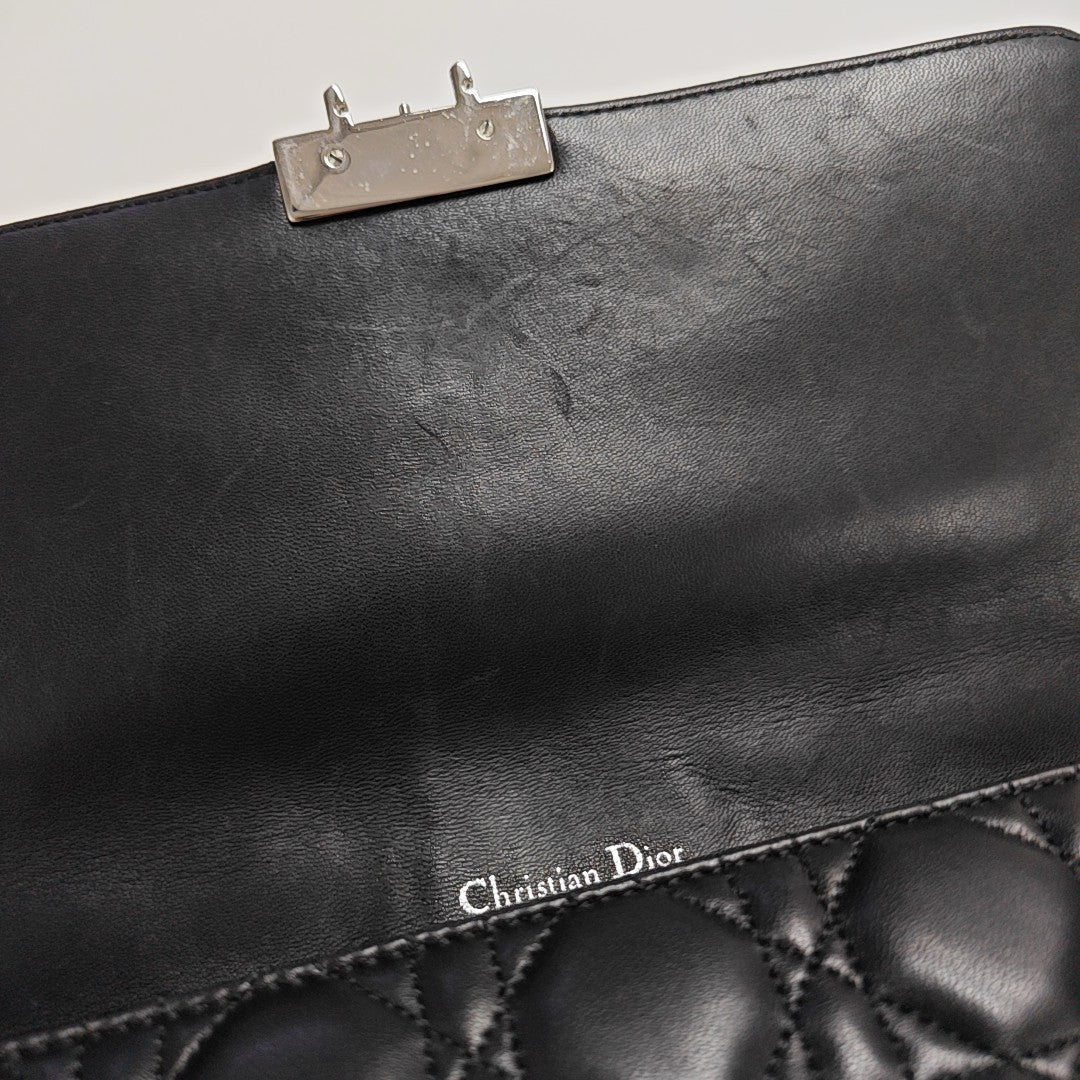 Miss Dior Cannage Lambskin Black