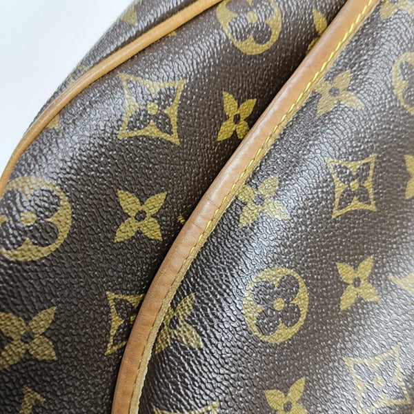 MENILMONTANT MM Monogram Coated Canvas Brown
