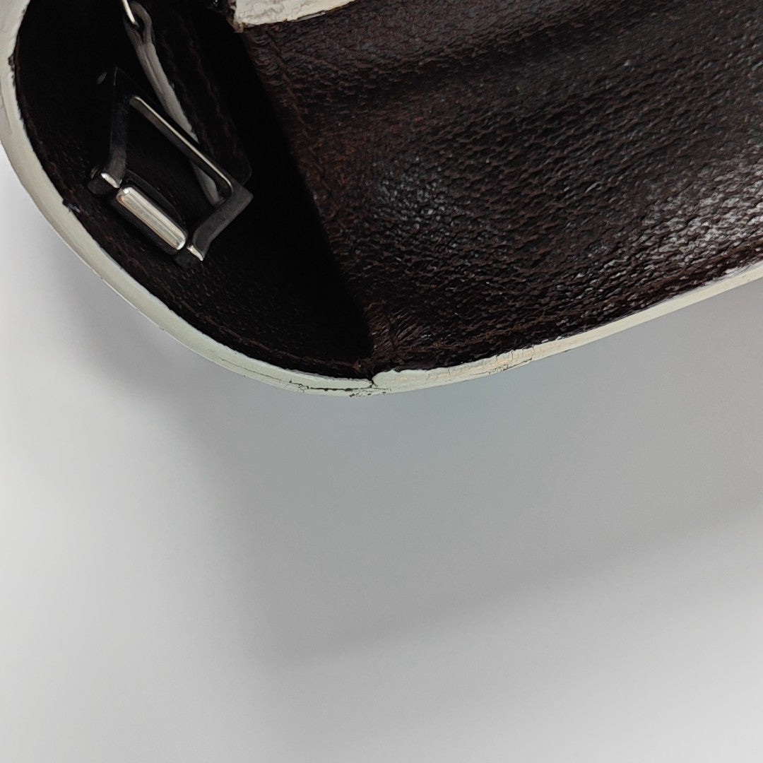 Calfskin Top Handle Bag Brown