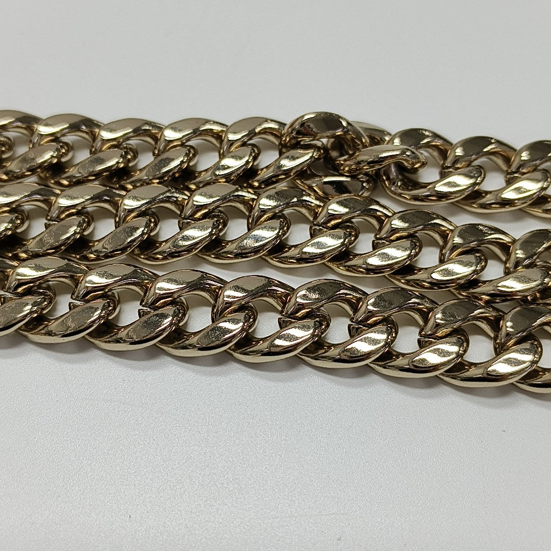 TWO TONE CHAIN HANDLE Quilted Lambskin Pink