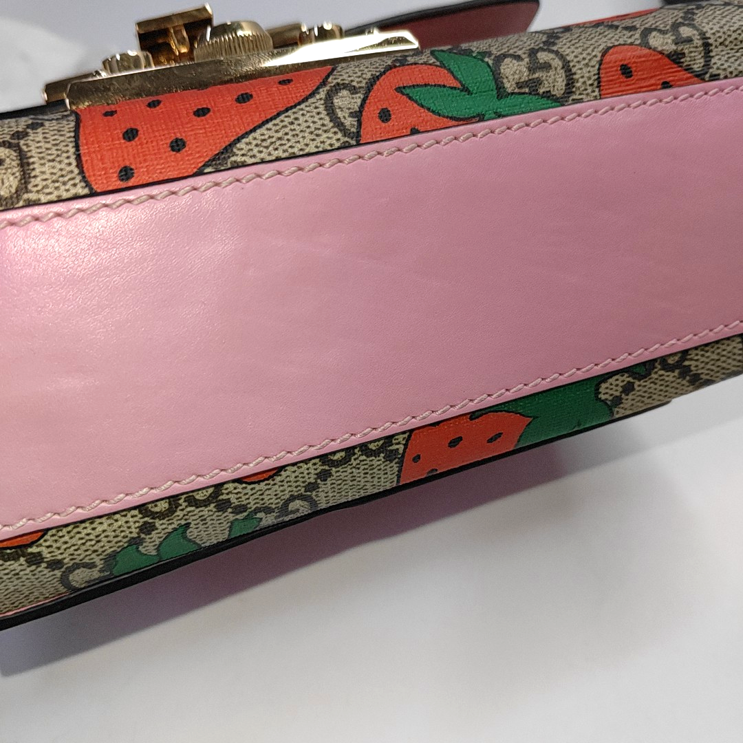 Authenticated pre-owned  Padlock Small Monogram Coated Canvas Multicolor - Crossbody Bag at Looply