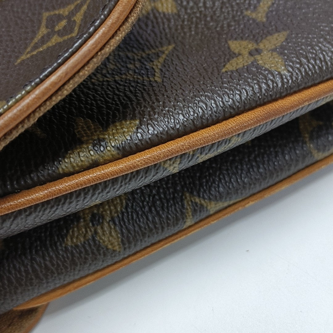 MARELLE Monogram Coated Canvas Brown