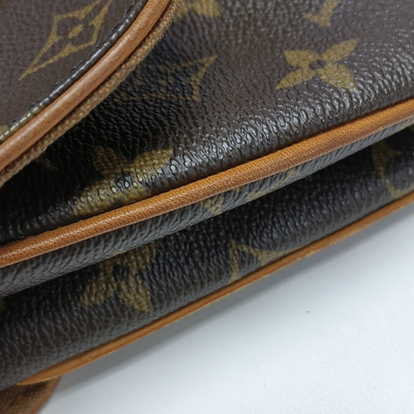 MARELLE Monogram Coated Canvas Brown