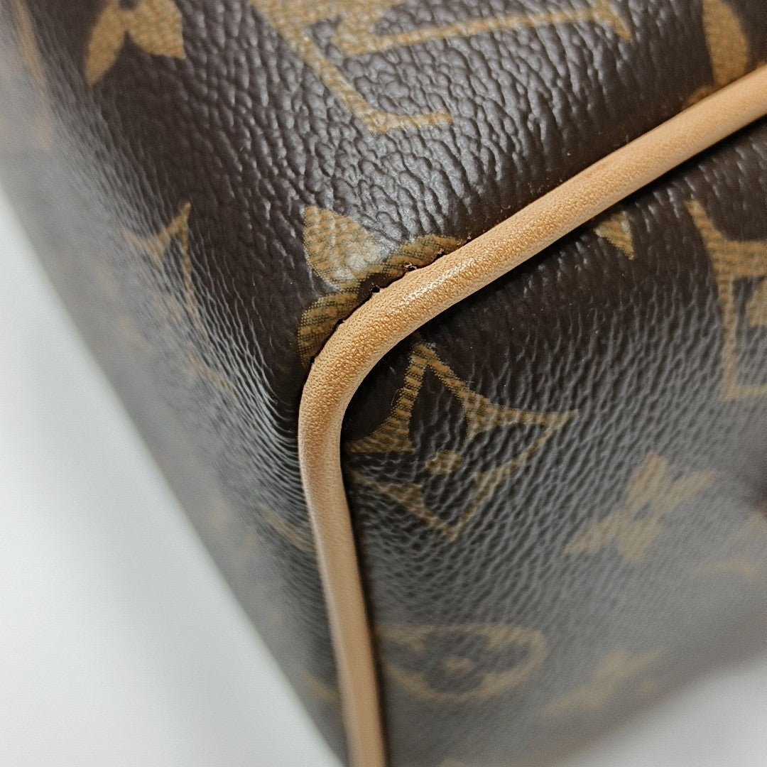 SPEEDY 20 Monogram Coated Canvas Brown