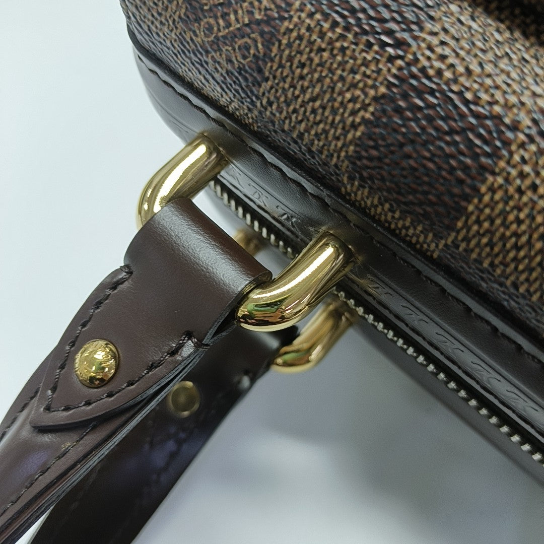 KNIGHTSBRIDGE Damier Ebene Coated Canvas Brown