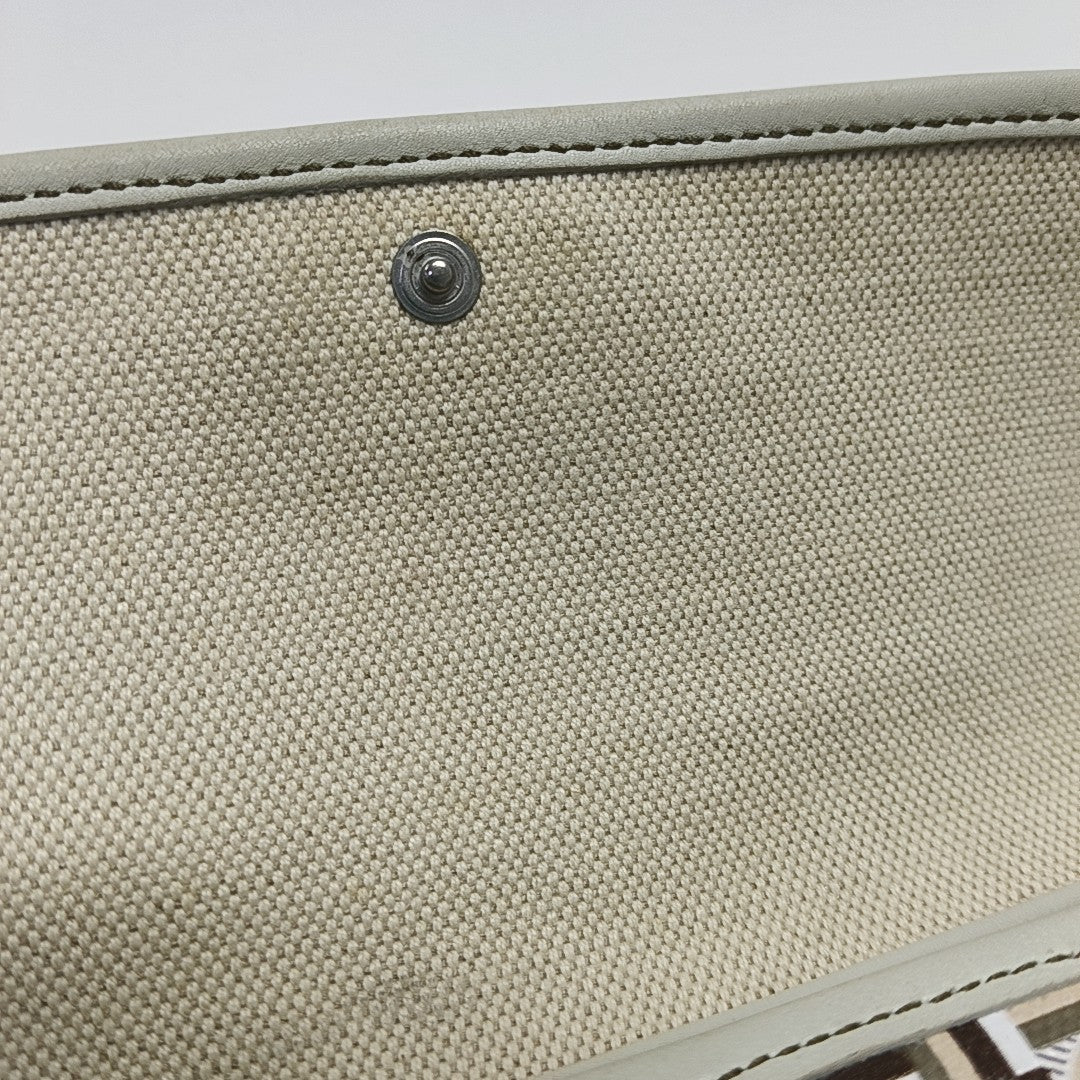 Coated Canvas Top Handle Bag Multicolor