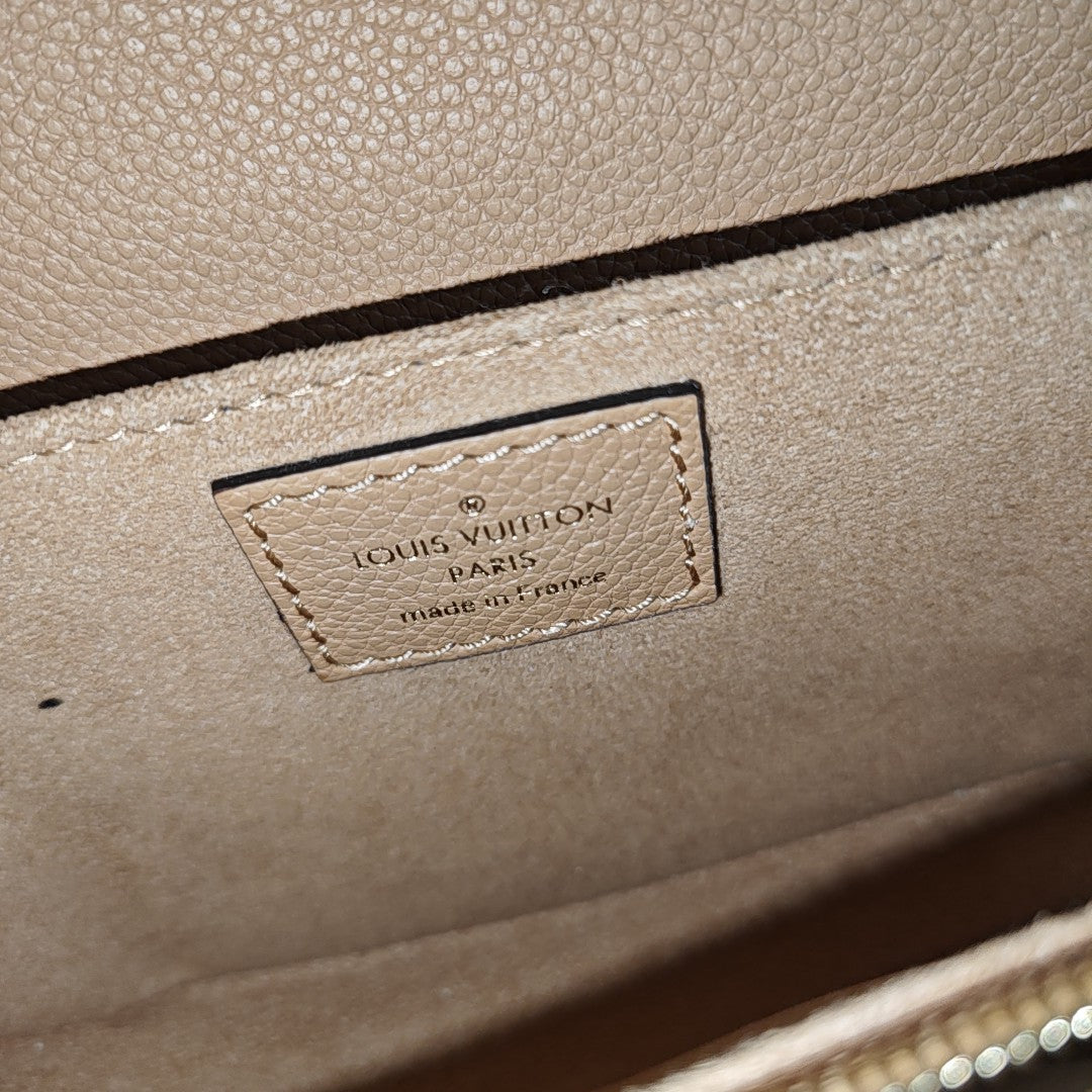 MÉTIS EAST WEST Monogram Calfskin Brown