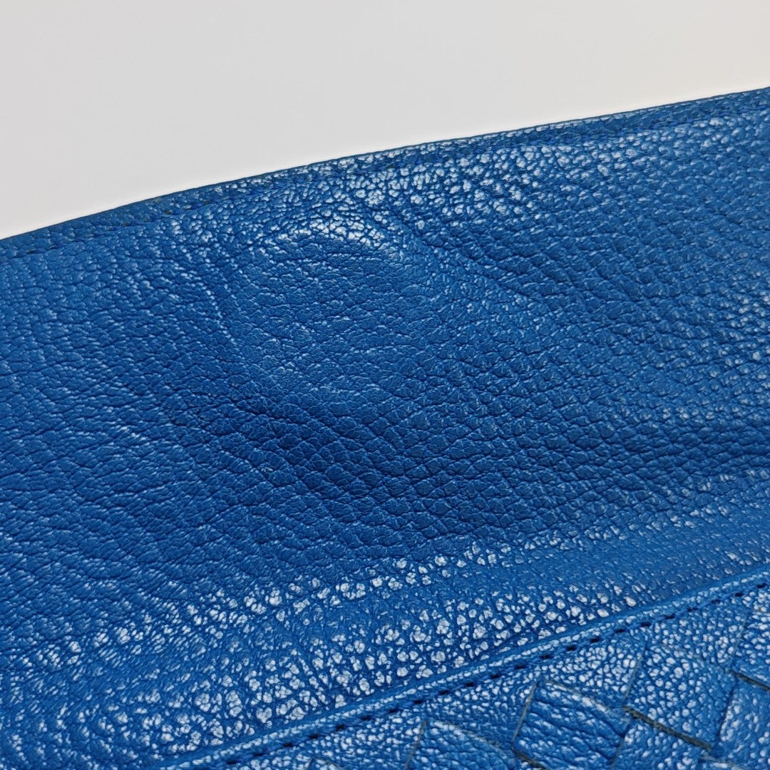 Calfskin Shoulder Bag Blue