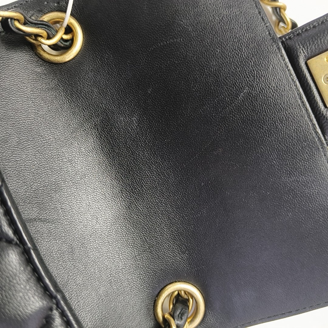 CLASSIC FLAP Mini Quilted Lambskin Black