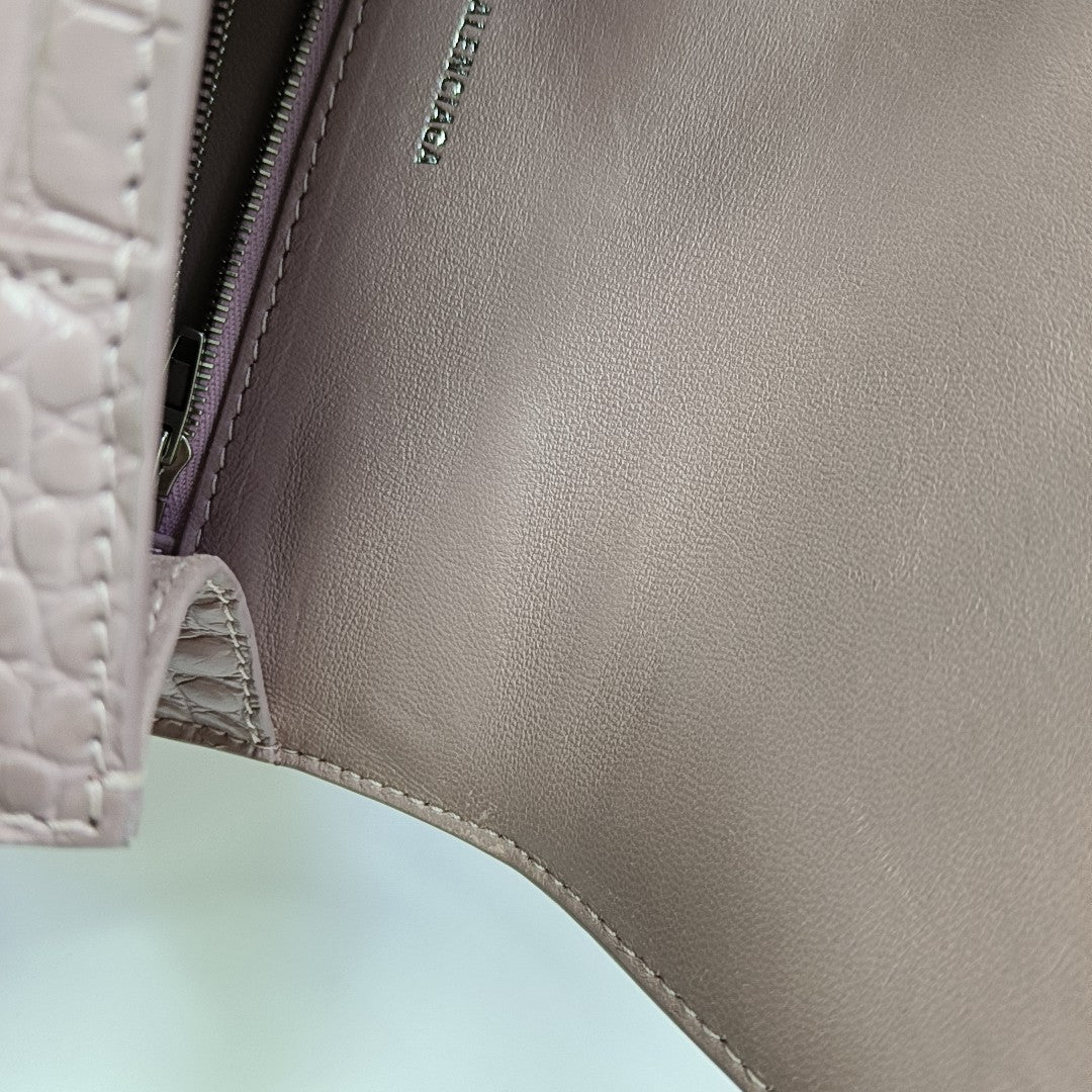 Hourglass S Calfskin Pink