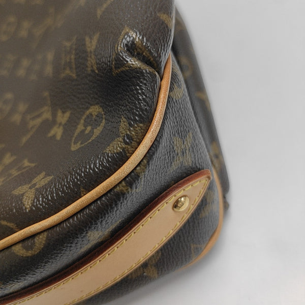 TULUM PM Monogram Coated Canvas Brown