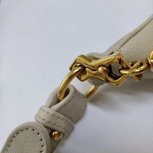 Aphrodite Small Calfskin White