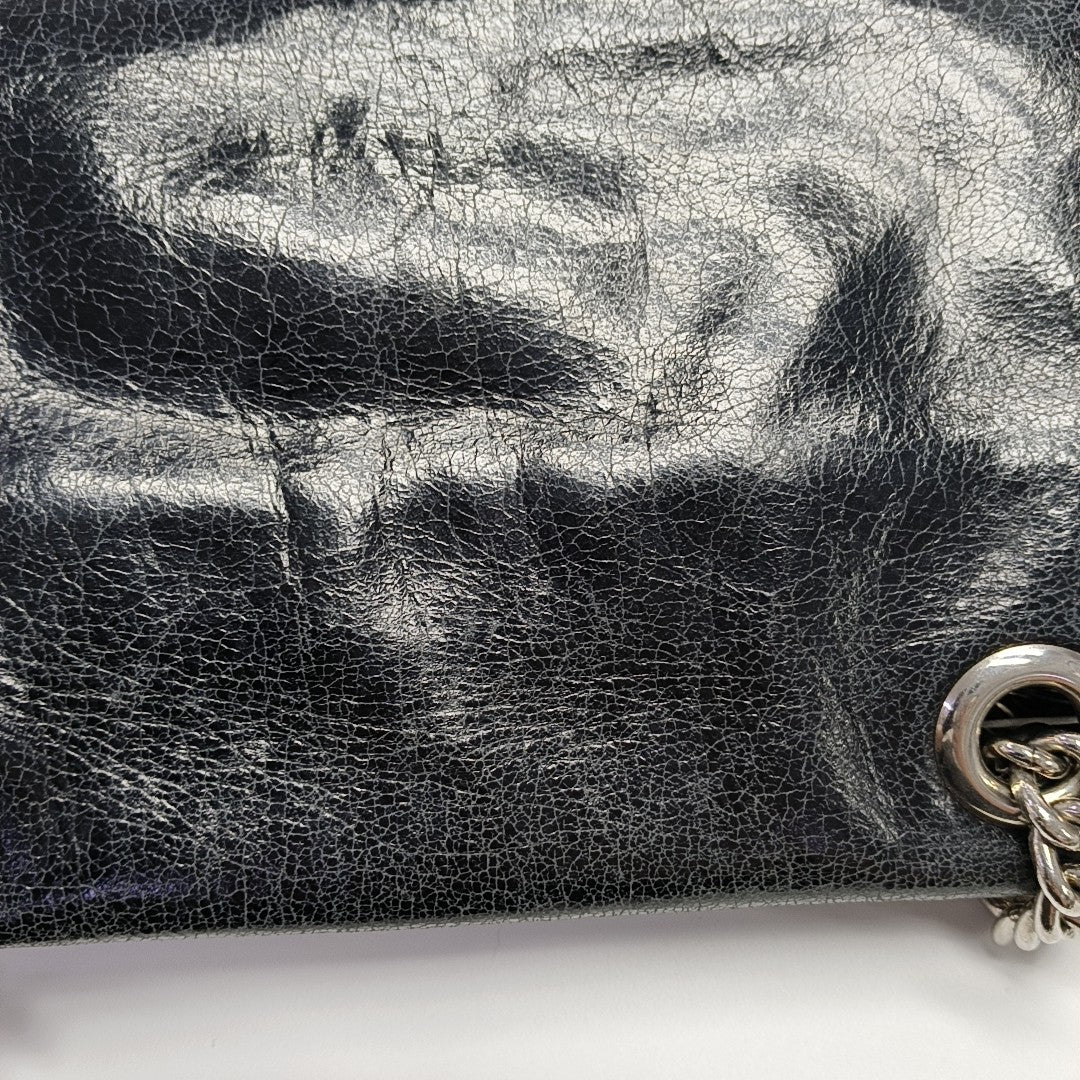 Calfskin Shoulder Bag Black