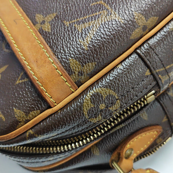 REPORTER Monogram Coated Canvas Brown