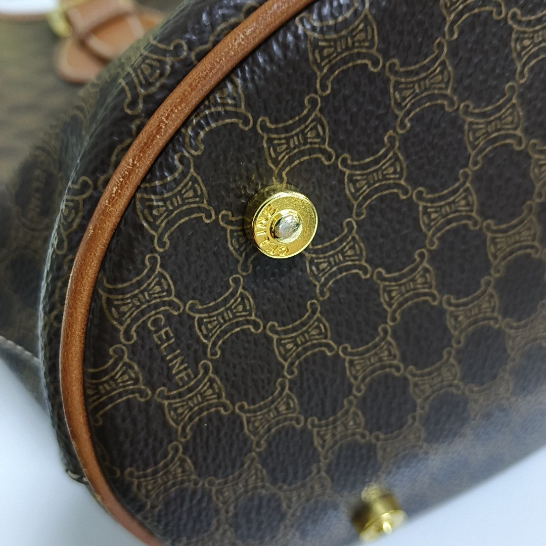 MACADAM TOTE Coated Canvas Brown