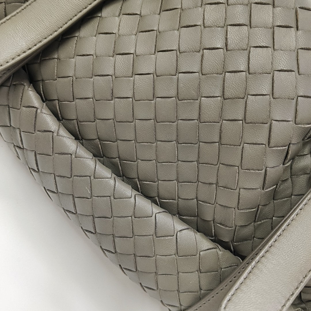 Lambskin Top Handle Bag Green