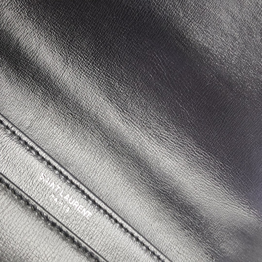 SUNSET Medium Calfskin Black