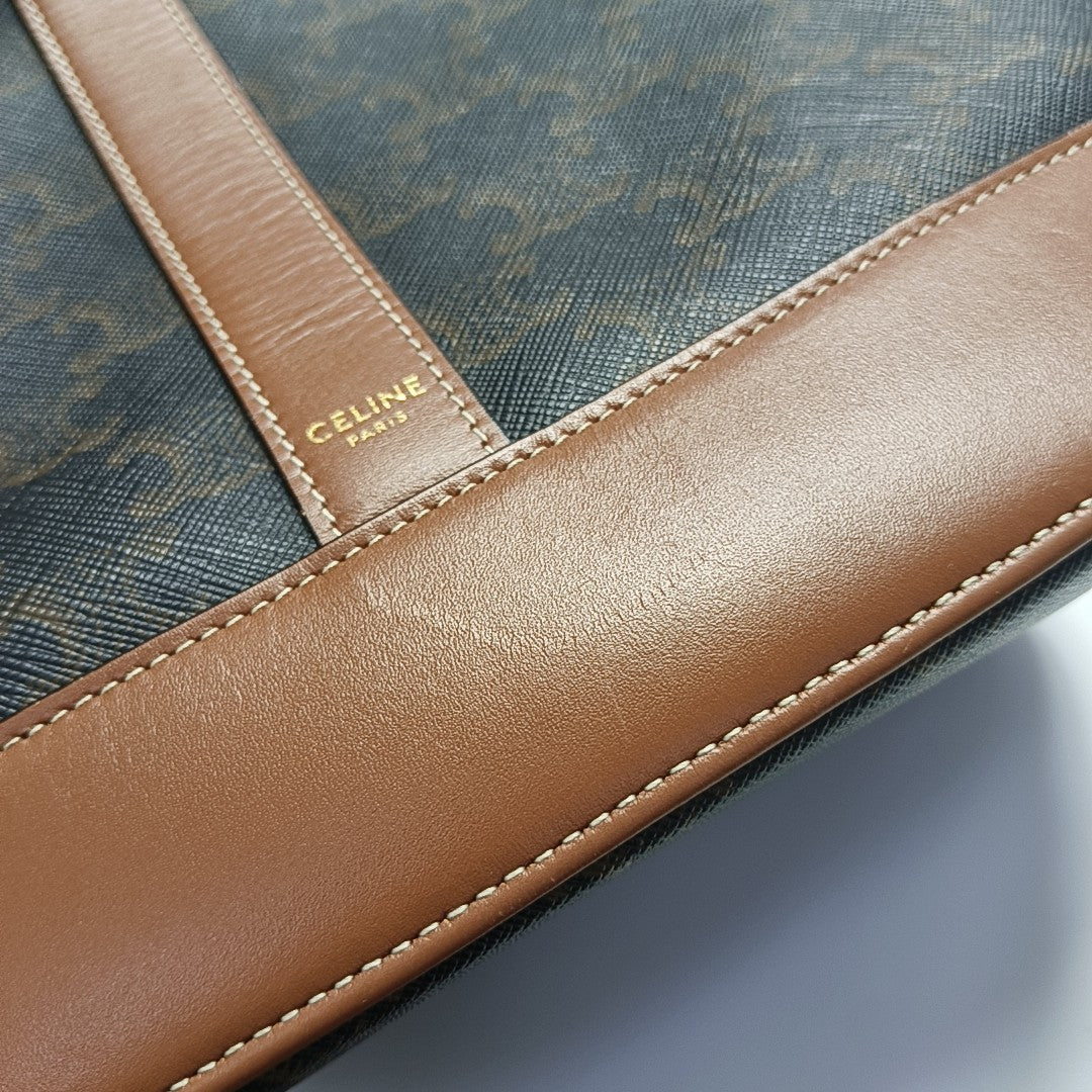 TRIOMPHE CANVAS Medium Coated Canvas Brown