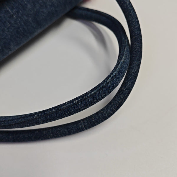 Fabric Shoulder Bag Blue