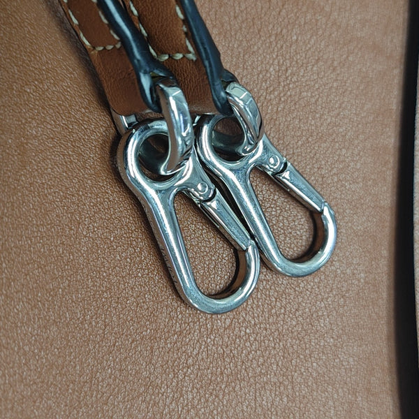 Calfskin Shoulder Bag Brown