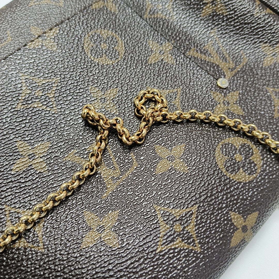 FAVORITE PM Monogram Coated Canvas Brown