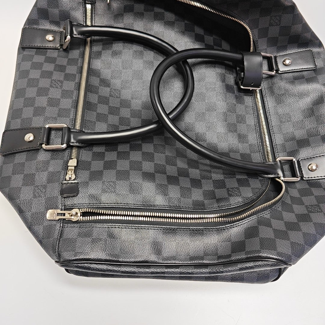 ROADSTER Damier Graphite Coated Canvas Gray