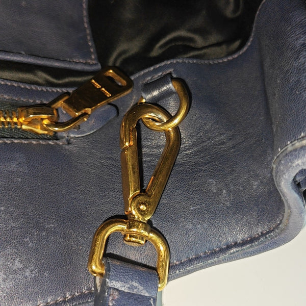 Avenue Quilted Lambskin Blue