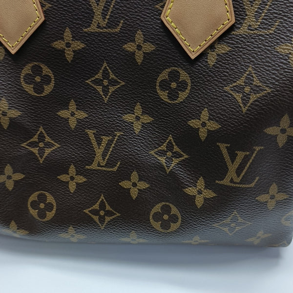 SPEEDY 25 Monogram Coated Canvas Brown
