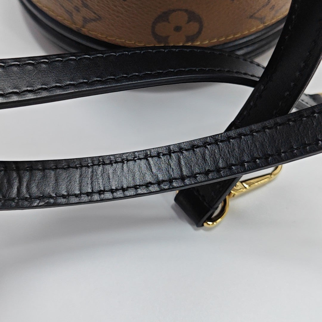CANNES PM Monogram Coated Canvas Brown