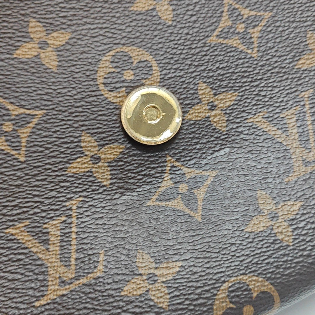 LOCKY BB Monogram Coated Canvas Brown