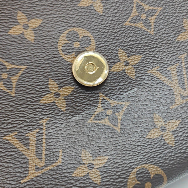 LOCKY BB Monogram Coated Canvas Brown