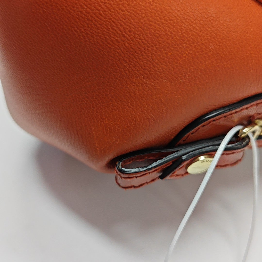Coated Canvas Shoulder Bag Beige