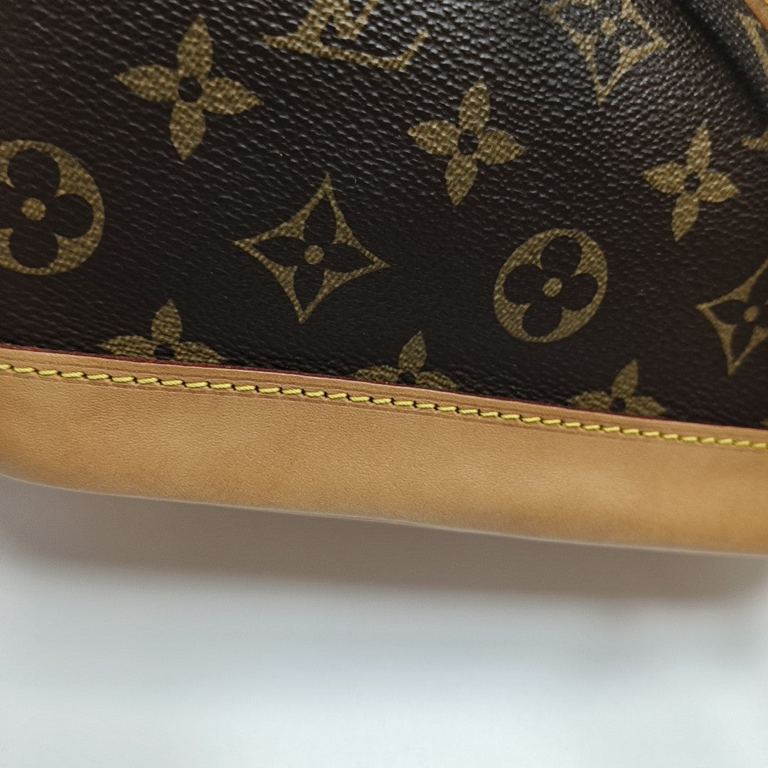 NOÉ BB Monogram Coated Canvas Brown