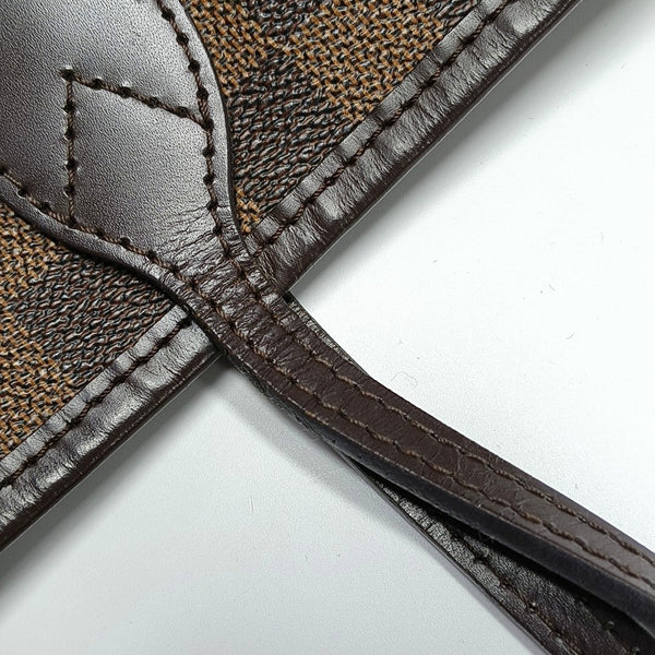 NEVERFULL MM Damier Ebene Coated Canvas Brown
