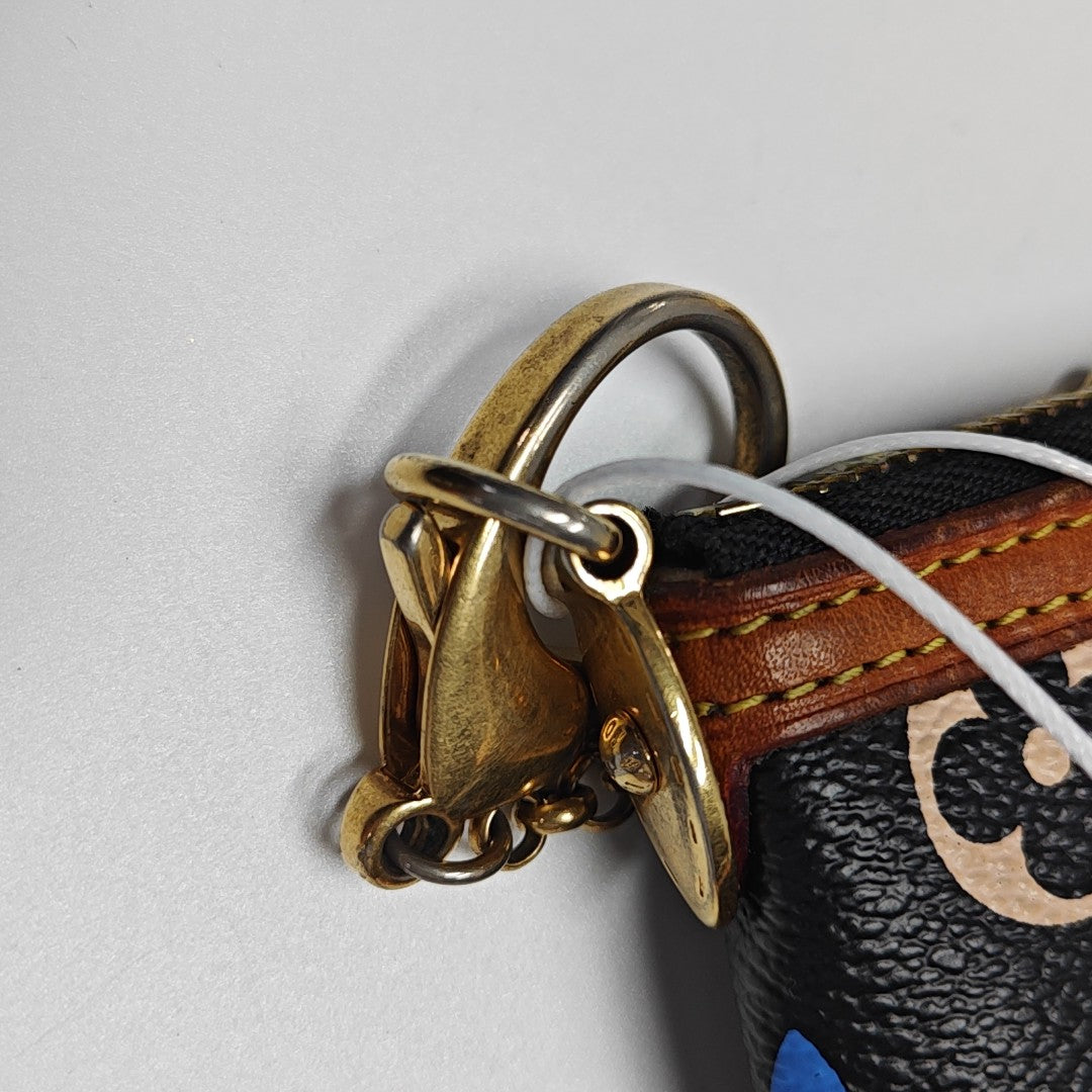 LV × TM VINTAGE MILLA Monogram Coated Canvas Black