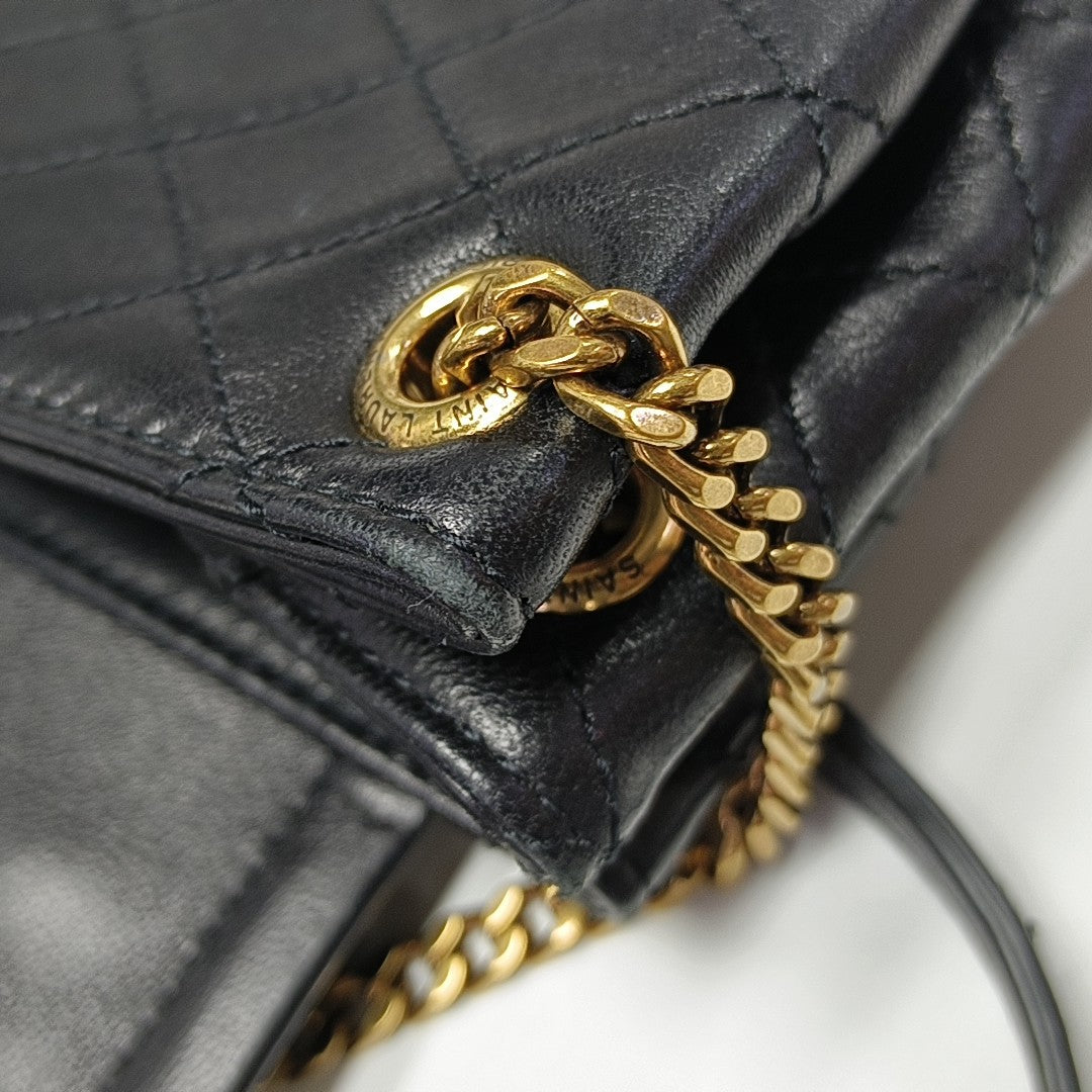 NOLITA Mini Quilted Lambskin Black