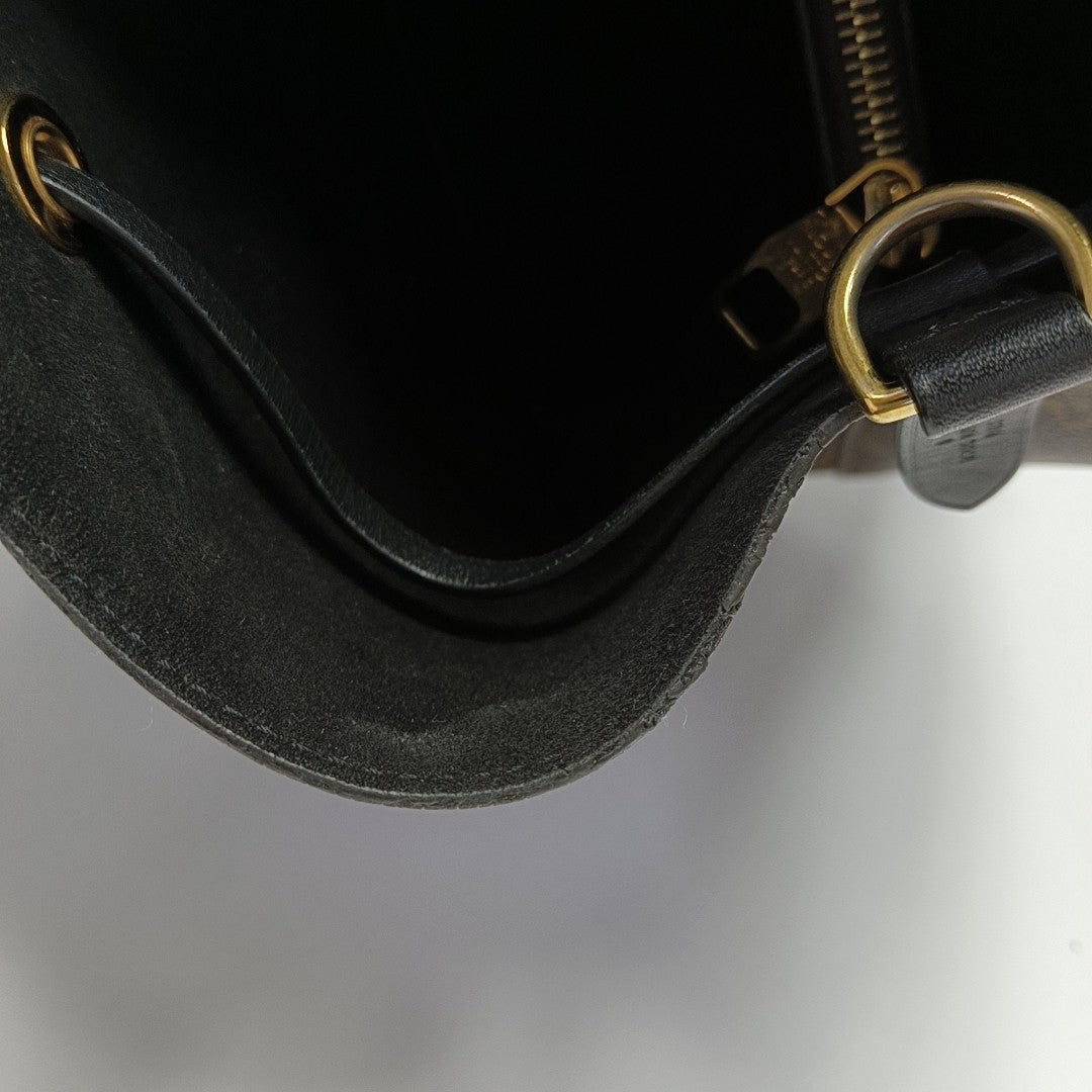 NÉONOÉ MM Monogram Coated Canvas Brown