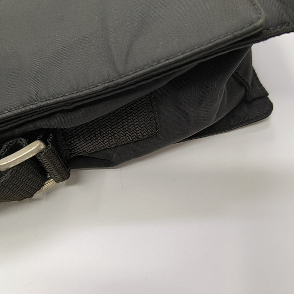 Nylon Shoulder Bag Black