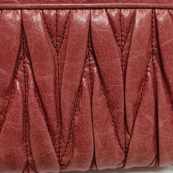 Quilted Lambskin Wallet Pink