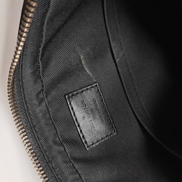 TRIO Monogram Coated Canvas Gray