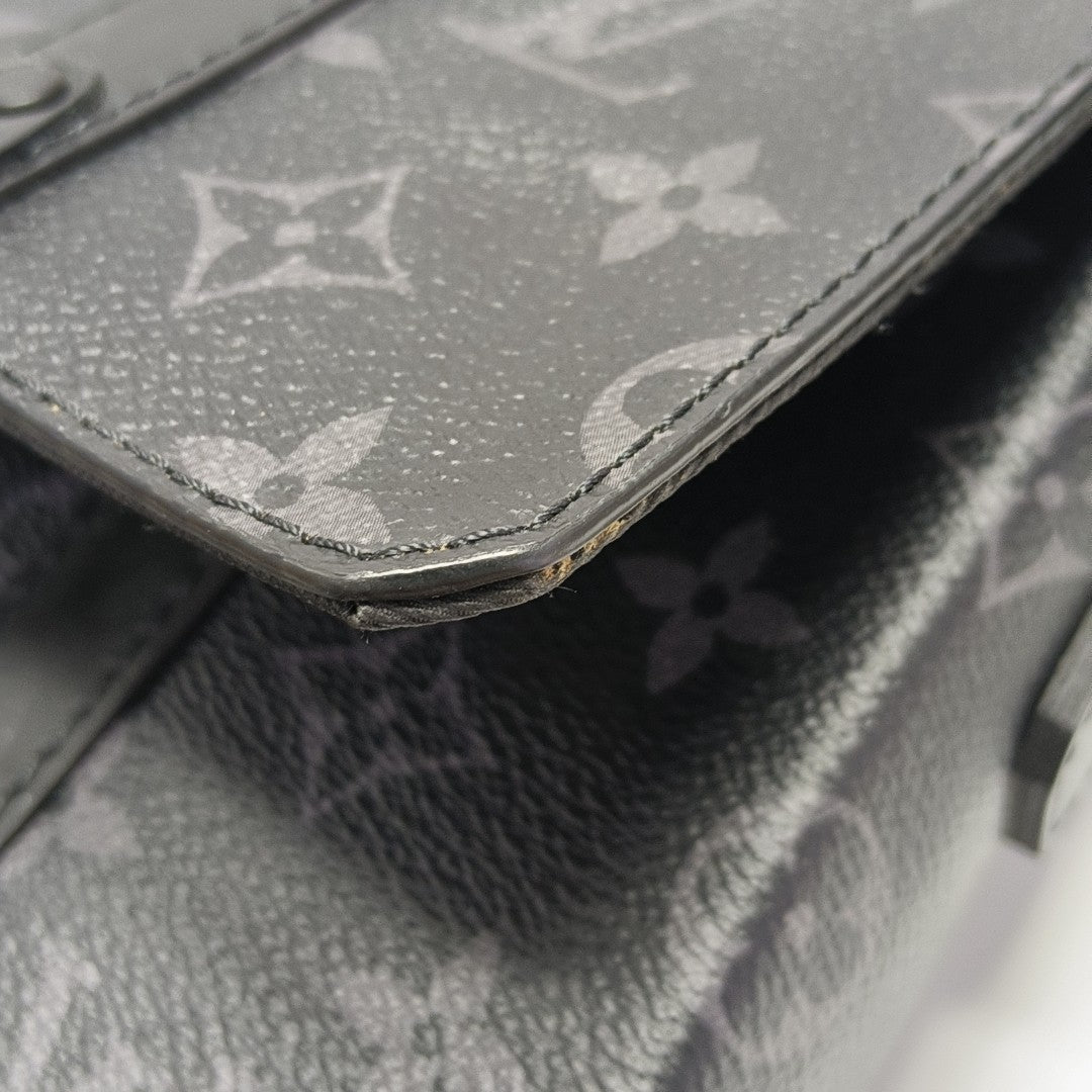 TRUNK PM Monogram Coated Canvas Black