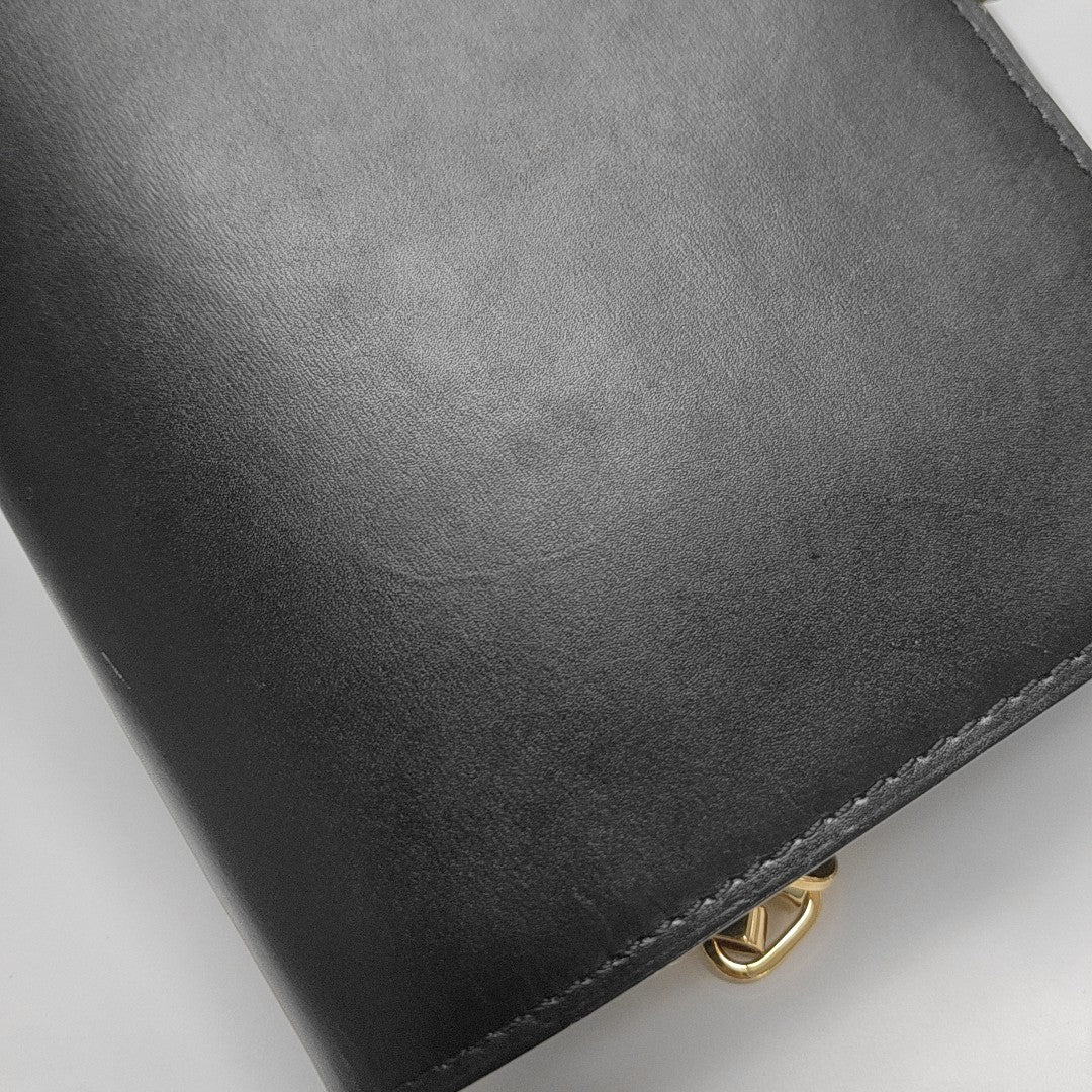 LOUISE GM Calfskin Black