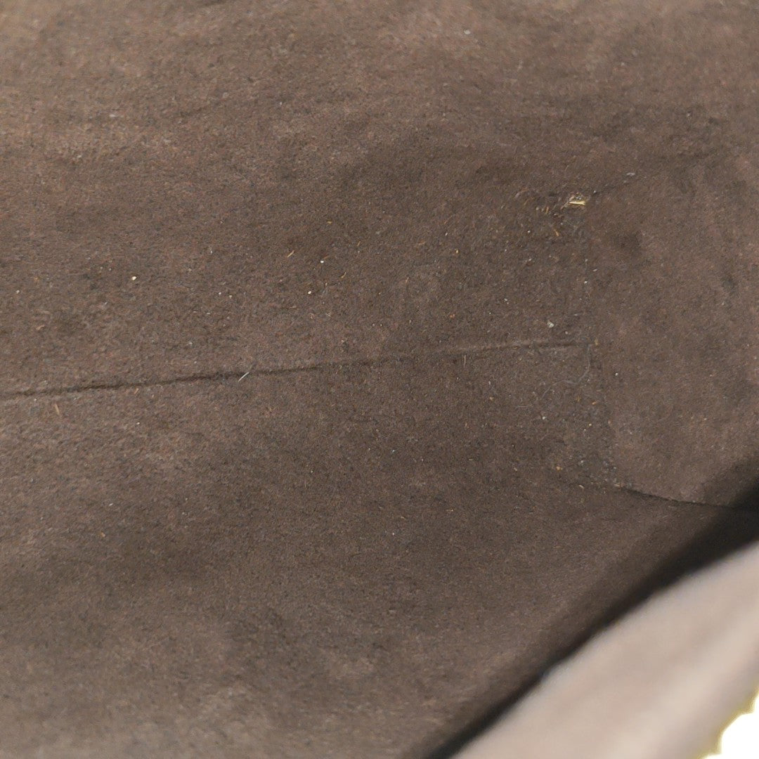 SIDE TRUNK MM Monogram Coated Canvas Brown