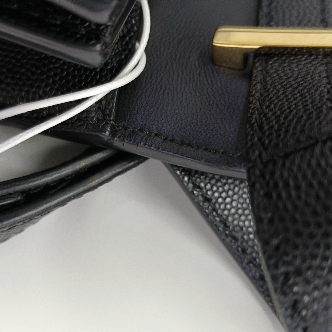 TB Small Calfskin Black