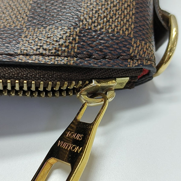 SIENA Damier Ebene Coated Canvas Brown