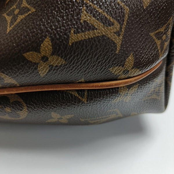 TURENNE Monogram Coated Canvas Brown